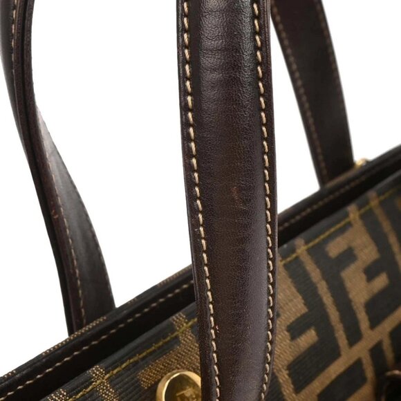 Fendi Brown Zucca 2way Handbag - Picture 4 of 10